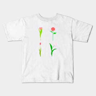 Spring flowers tulip Kids T-Shirt